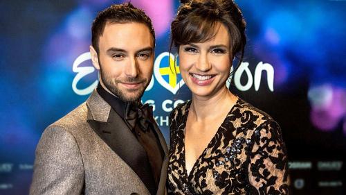 Eurovision Song Contest Mns Zelmerlw und Petra Mede  www.eurovision.de